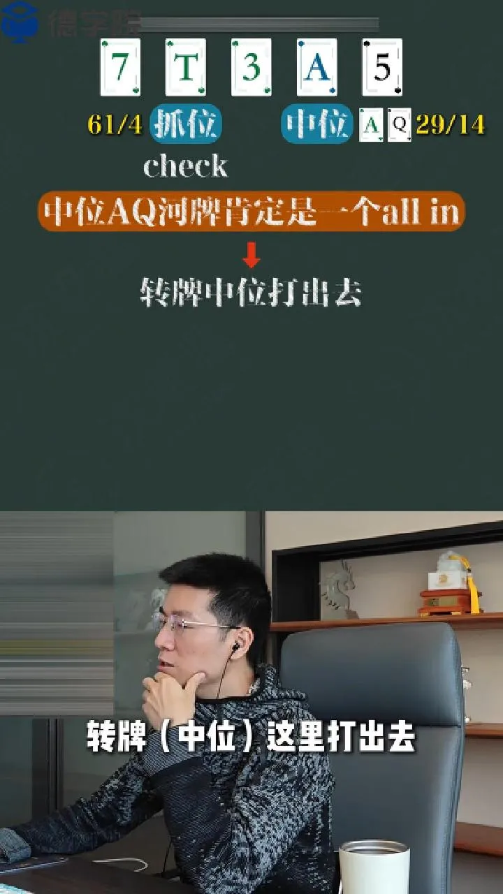 德学院-最专业的华人德州扑克学习与策略分享社区
