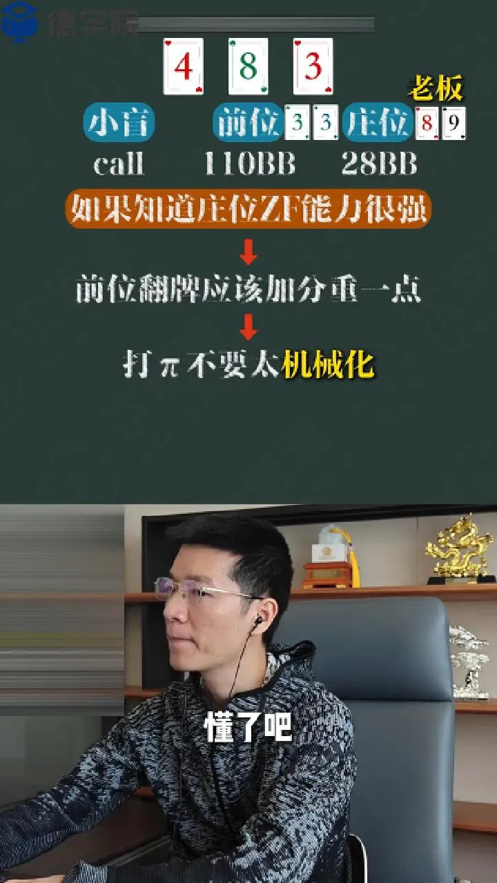 德学院-最专业的华人德州扑克学习与策略分享社区